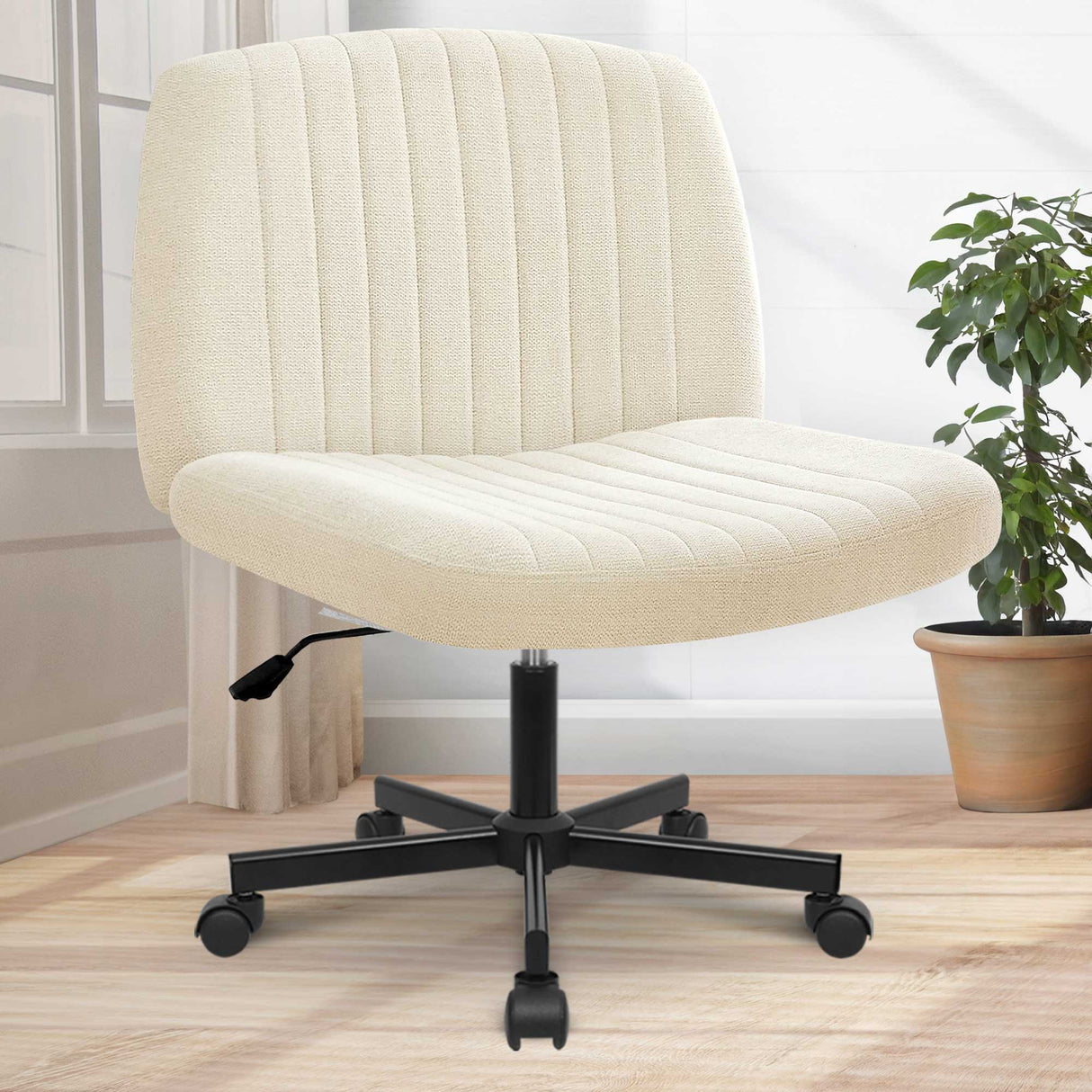 Home Chair MELLOW-Wheel Beige