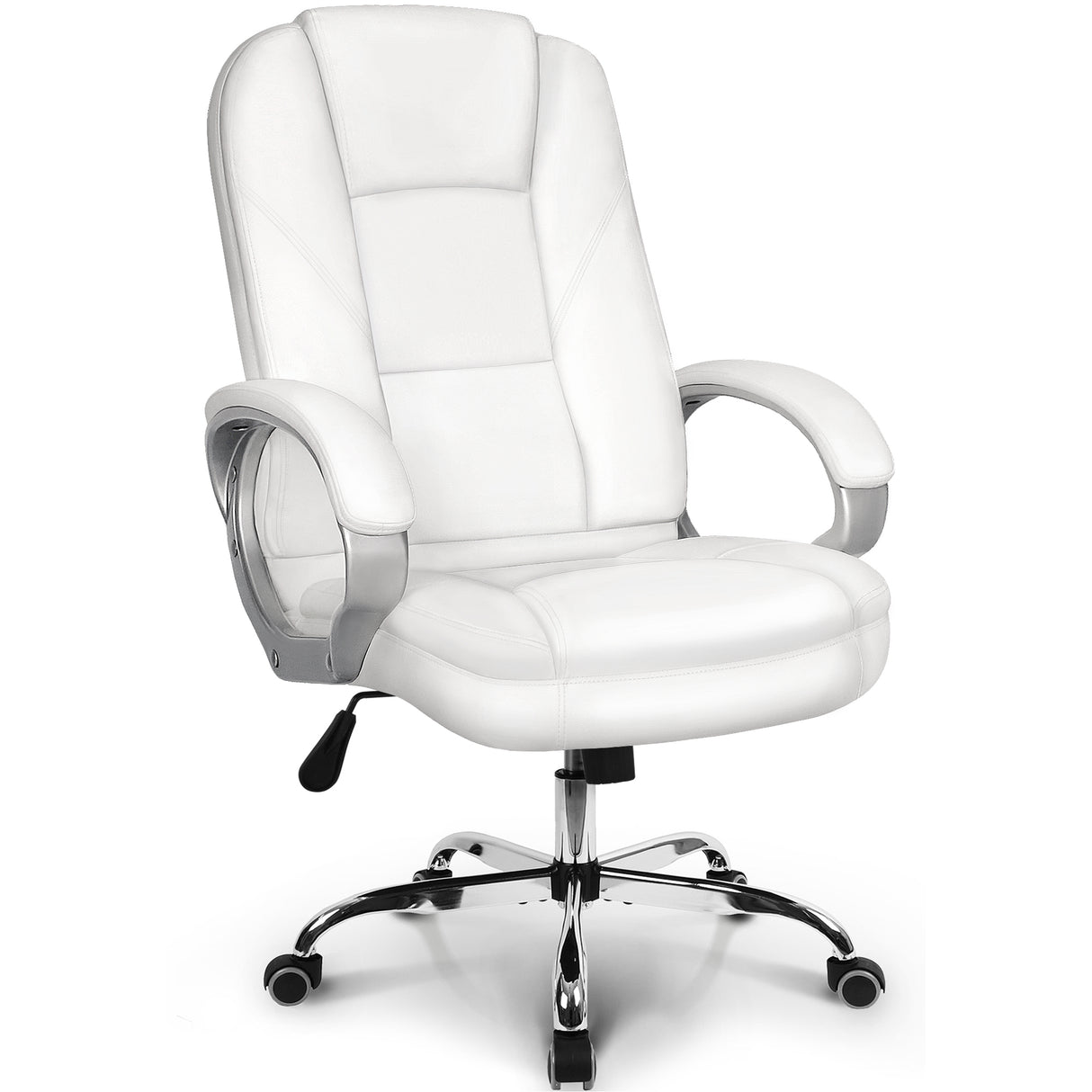 PU Office Chair BLC White