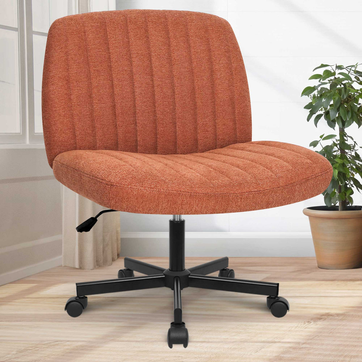 Home Chair MELLOW-Wheel Brown