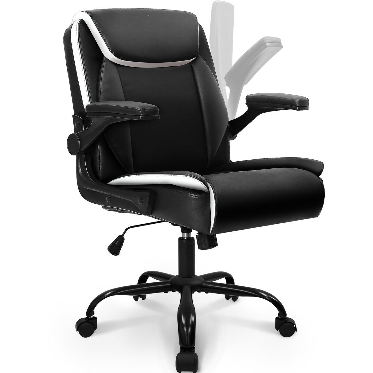 PU Office Chair PAC-E Black