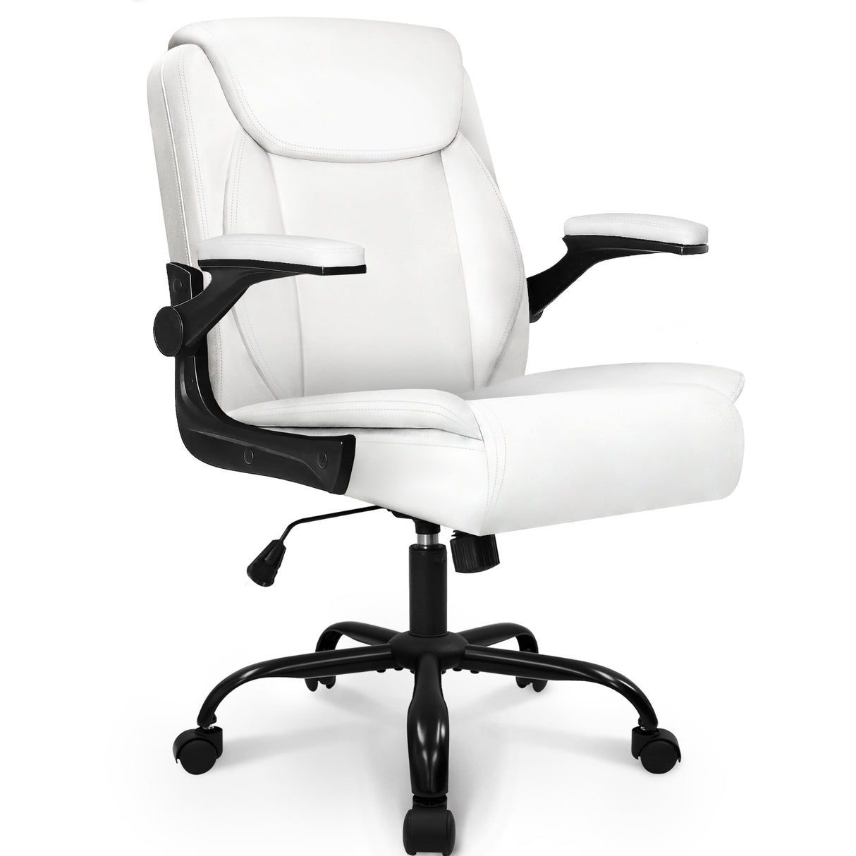 PU Office Chair PAC-E Whtie